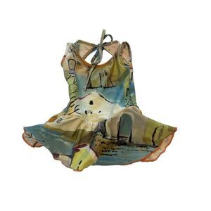 Lenny Niemeyer Toddler Skirted One Piece Keyhole Back Swimsuit 2T